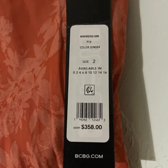 BCBG Max Azria One Shoulder Frilly Ginger Dress - Picture 4 of 4